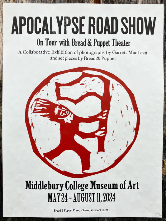 Bread + Puppet Theater Apocalypse Road Show Poster