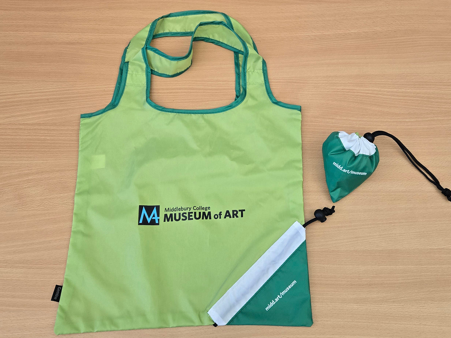 Foldaway Tote Bag - Apple Green