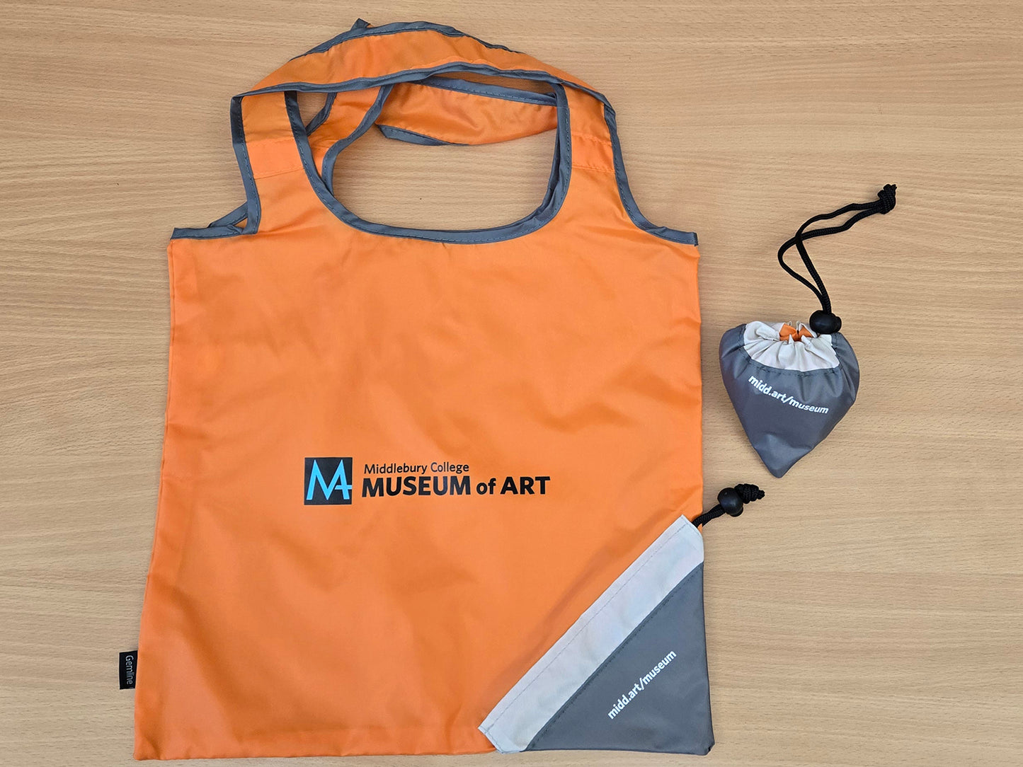 Foldaway Tote Bag - Tangerine Orange