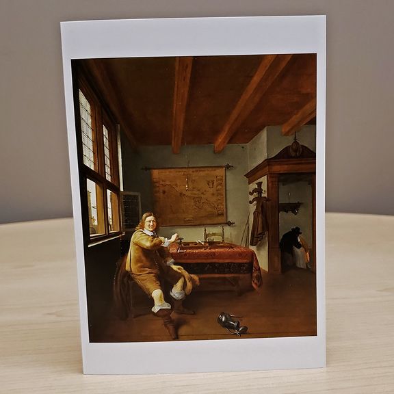 The Empty Wine Glass notecard