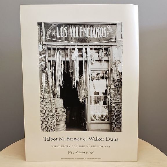 Talbot M. Brewer and Walker Evans poster