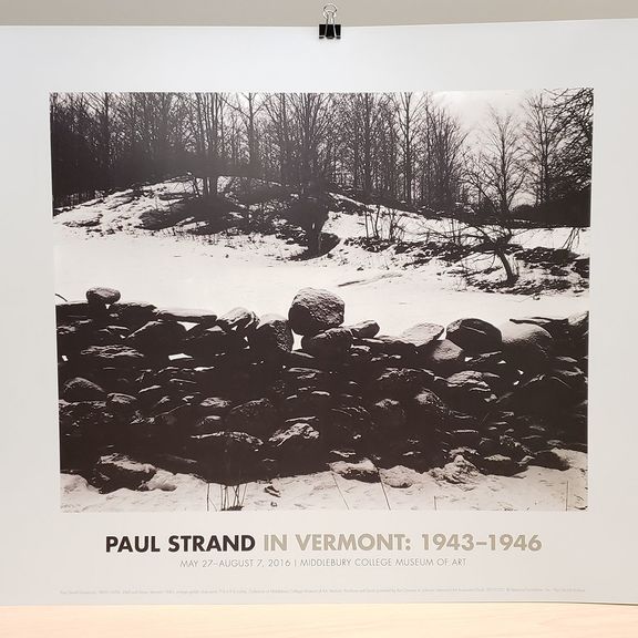 Paul Strand in Vermont poster